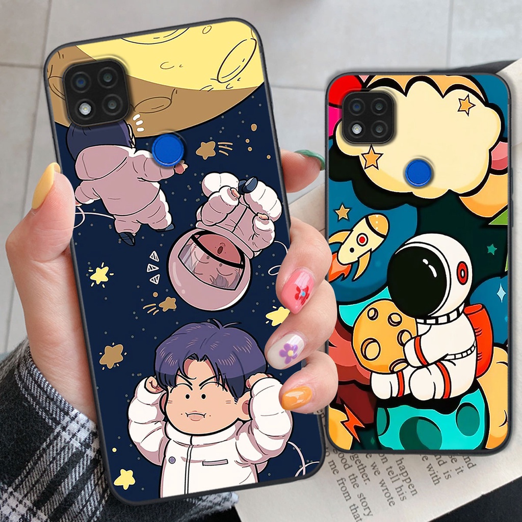 Ốp lưng ép kính Xiaomi Redmi 9C/ Redmi 9C NFC/ Redmi Poco C3 dễ thương