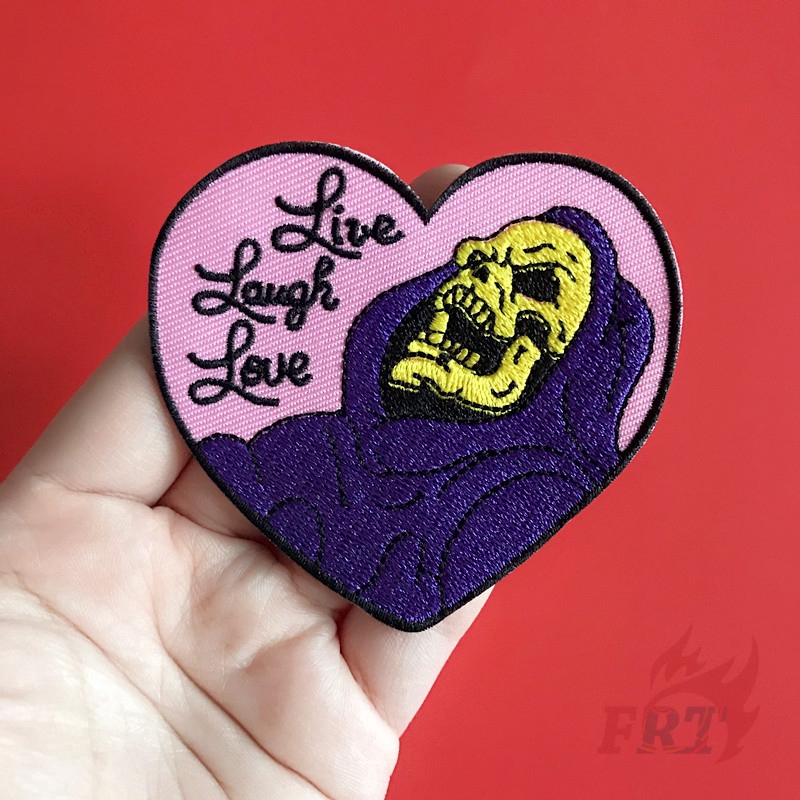 Set 1 / 5 Miếng Vá Quần Áo Hình Chữ Tiếng Anh