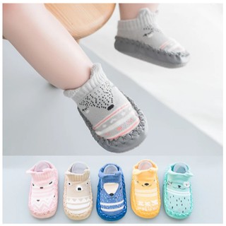 Giày tập đi kiêm tất vớ cho bé, Giày tập đi có đế mềm chống trượt cho bé