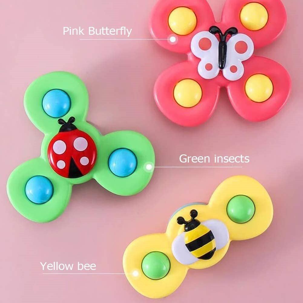 Con quay spinner hình côn trùng vui nhộn với chất liệu ABS an toàn với trẻ