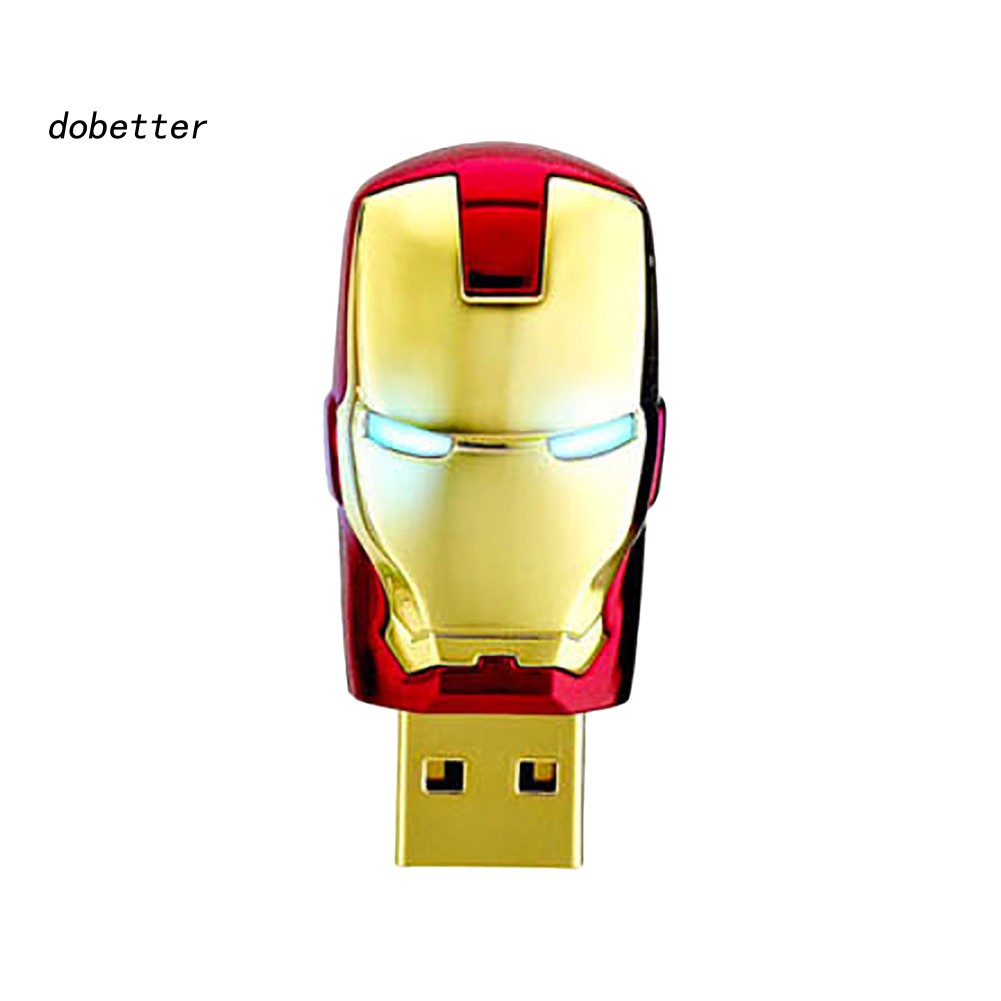 USB thẻ nhớ ổ đĩa U mini 16GB 32GB 64GB 128GB hình Iron man cá tính | BigBuy360 - bigbuy360.vn