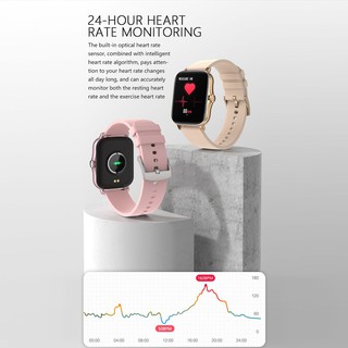 Đồng hồ thông minh Y20 1.69 inch kháng nước IP67 hỗ trợ đo nhịp tim / theo dõi thể thao cho nam / nữ