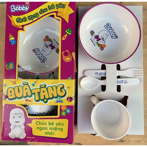Bộ ăn dặm quà tặng của Bobby