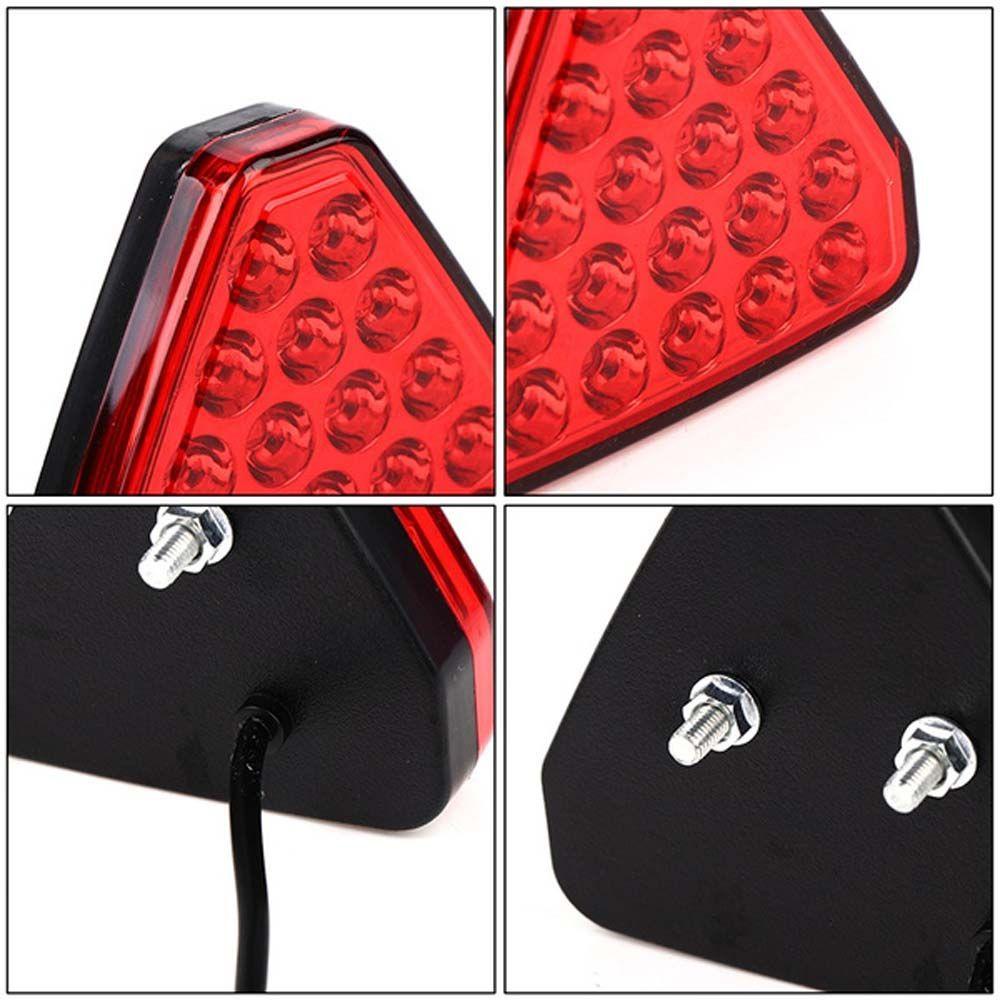 Đèn Phanh Sau Hình Tam Giác 12LED Chống Nước Dành Cho Xe Hơi