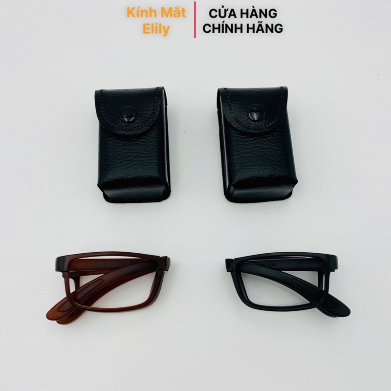 Gọng kính nam gấp gọn , Nhựa TR90 chuẩn EU ,dáng vuông ,nhiều màu