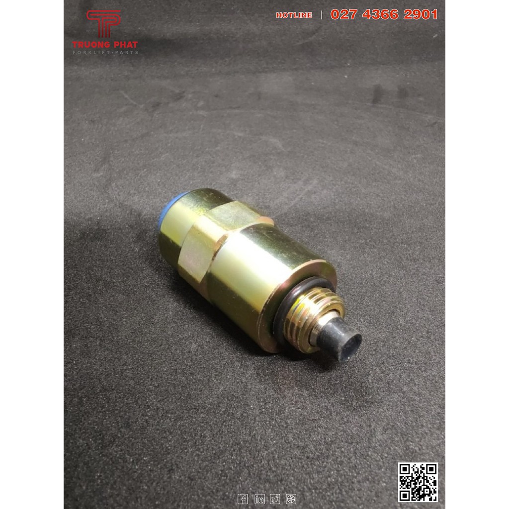 PHỤ TÙNG XE NÂNG - SOLENOID HEO S4S-1 12V - SOLENOID VALVE INJECTION PUMP FOR MITSUBISHI FORKLIFT S4