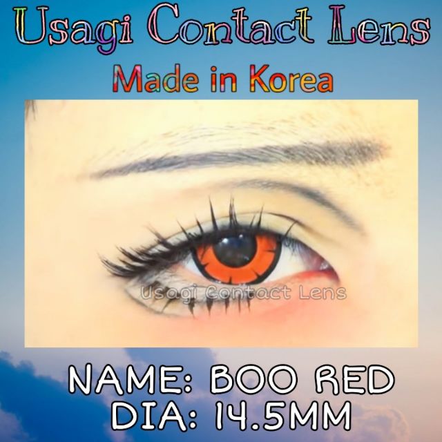 boo red lens cosplay ( Usagi Contact Lens)