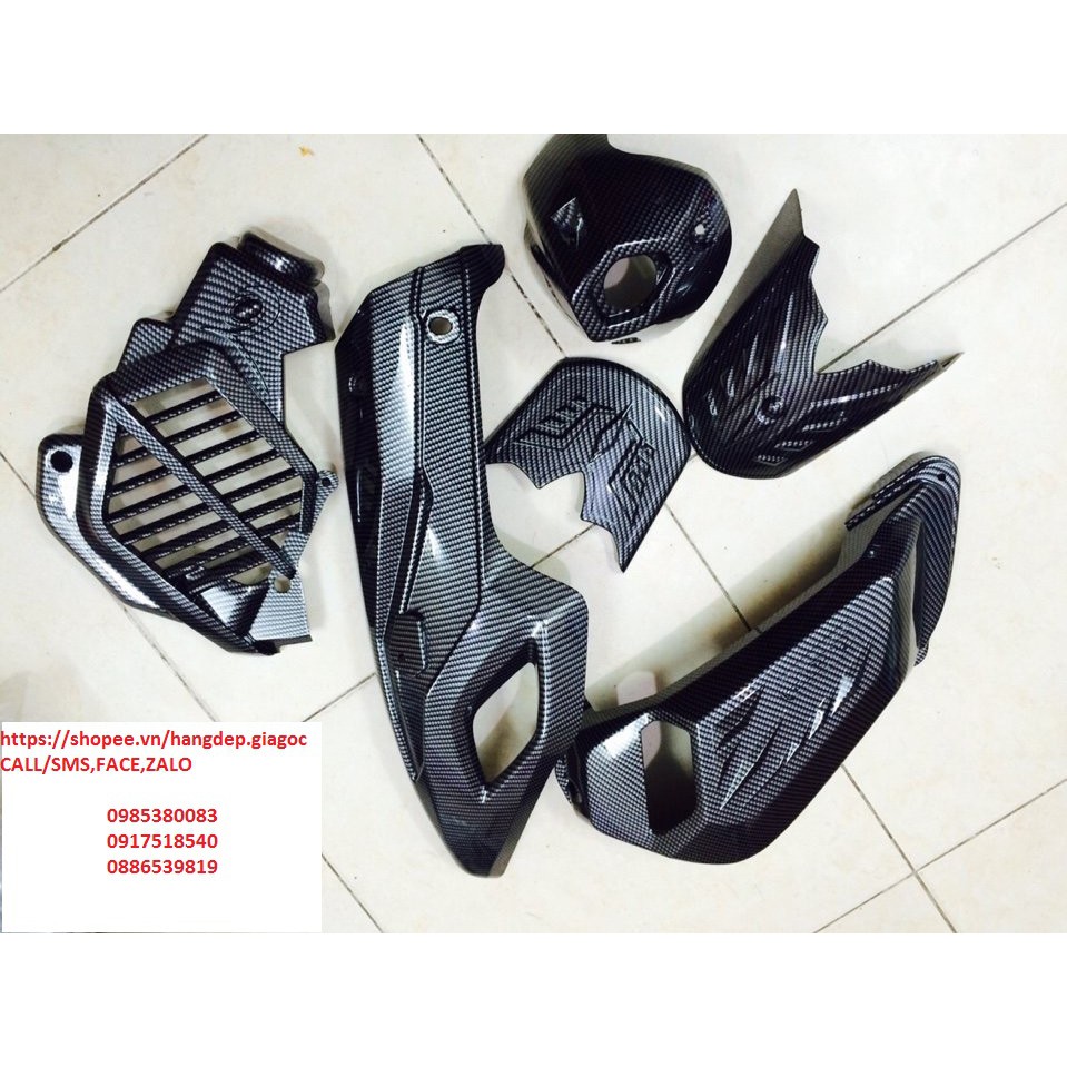 Combo 6 món sơn carbon cho sh 2017