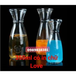 5 Ly thủy tinh ly sinh tố 350ml