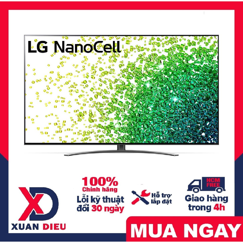 Smart Tivi NanoCell LG 4K 65 inch 65NANO86TPA Mới 2021 tìm kiếm bằng giọng nói tiếng ViệtỨng dụng phổ biến  MyTV,Netflix