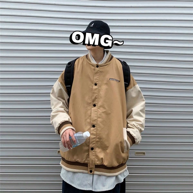 ÁO BOMBER KAKI HOTDOG FORM UNISEX NAM NỮ