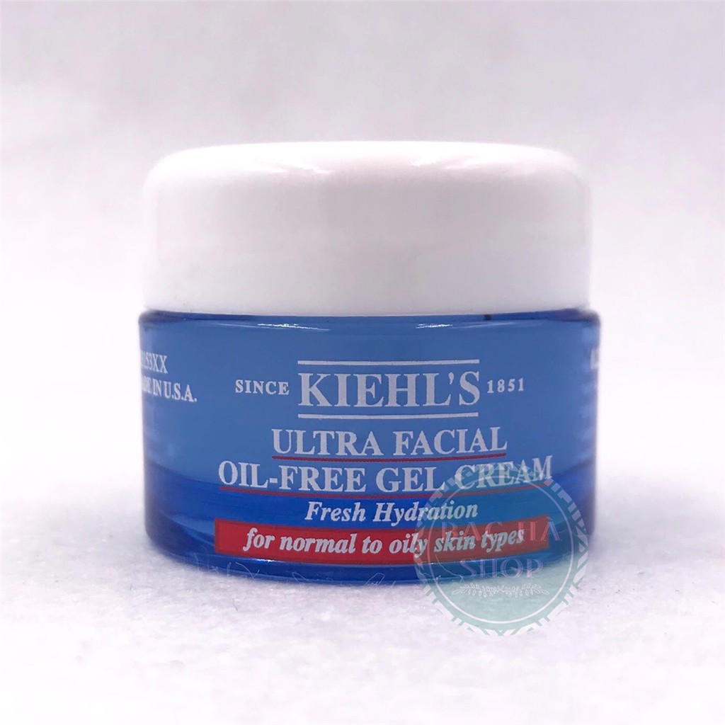 [AUTH 100%]  KIEHL MINI Kiehl's / Kiehls Kem Cho Da Hỗn Hợp Dầu Facial Oil Free Gel Cream 7ml