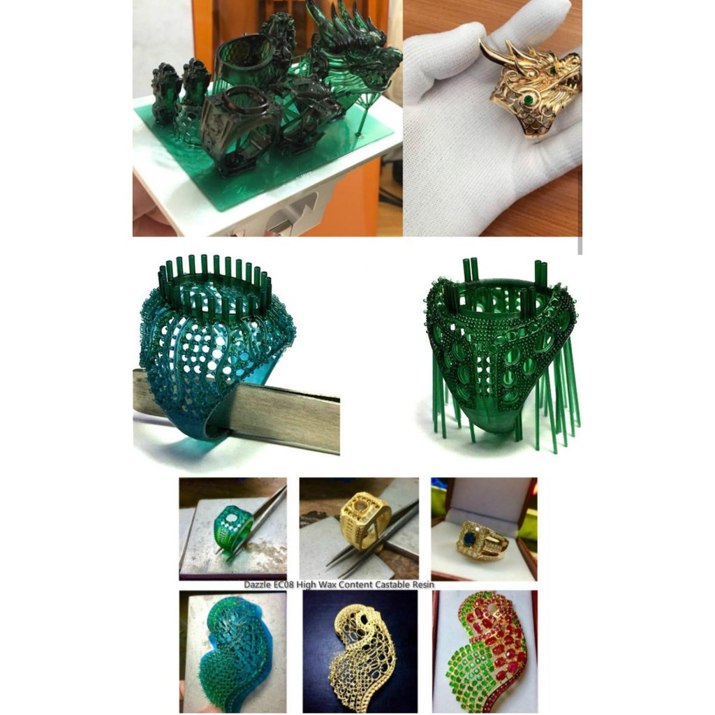 Resin Casting Jewelry DAZZLE EC08 - Nhựa in 3D Resin đúc trang sức
