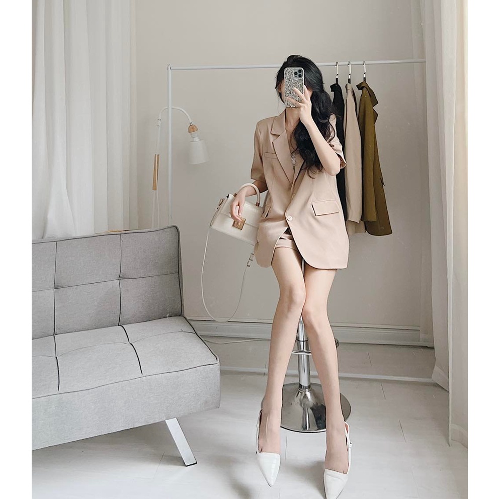 Set blazer 2 lớp đệm vai loại 1 Samhyewear | BigBuy360 - bigbuy360.vn