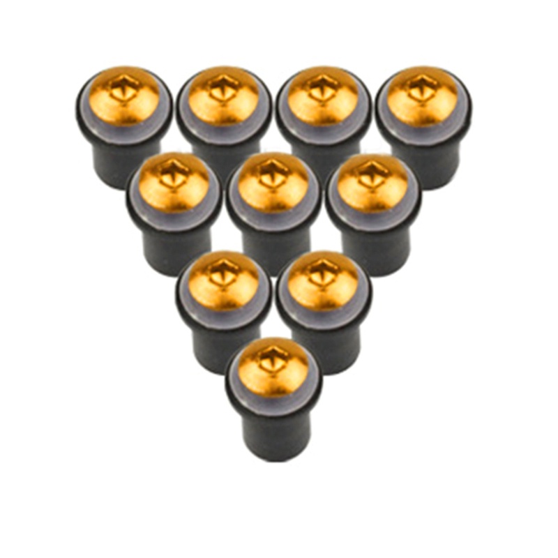 Bộ 10 Ốc Vít M5x16mm Gắn Kính Chắn Gió Xe Máy Thông Dụng