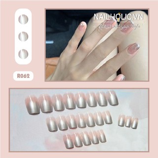 Móng Tay Giả 24 Móng [FREESHIP ĐƠN 50K] Nailholic.vn Tặng Keo Dán Móng [R062]