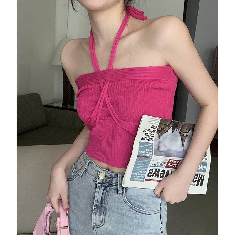 COZOK Áo Tank Top Không Tay Thiết Kế Quyến Rũ Thời Trang