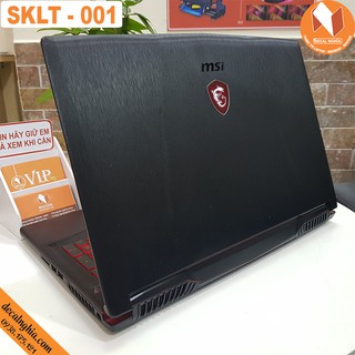 Decal nhôm dán laptop MSI-GF63-Thin-95C
