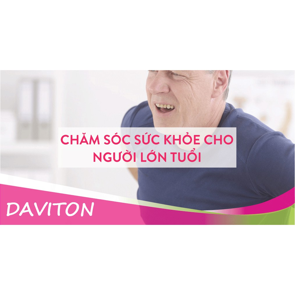 Daviton Hỗ trợ ăn ngon ngủ tốt Tạo giấc ngủ ngon Giảm mất ngủ Giúp giảm mệt mỏi Hộp 2 lọ x 30 Viên
