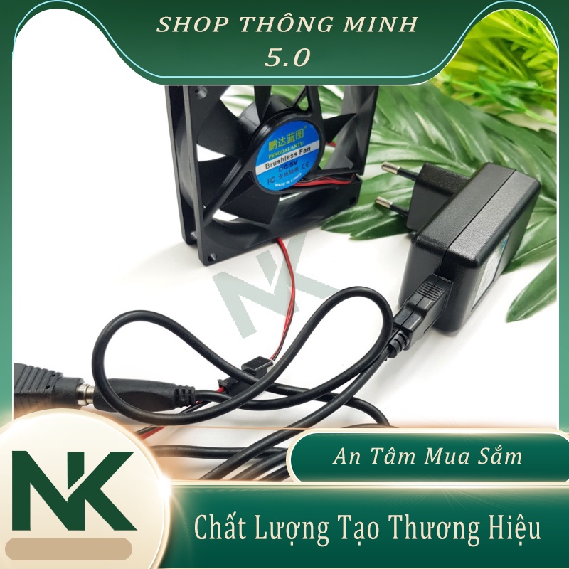 Quạt Tản Nhiệt 5V 8x8CM 3200RPM 2 Chân Quạt làm mát điện thoại máy tính ShopThongMinh