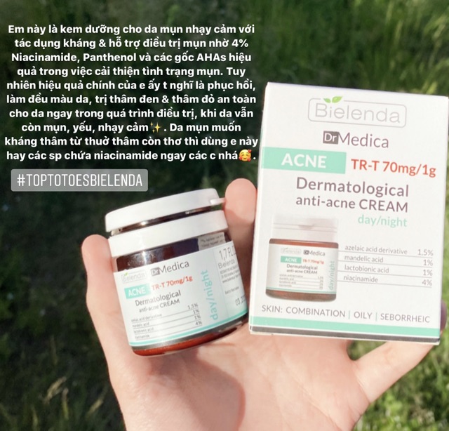 [HÀNG NHẬP KHẨU] Kem dưỡng Niacinamide Bielenda Dr. Medica Antiacne Dermatological giảm mụn, mờ thâm | BigBuy360 - bigbuy360.vn