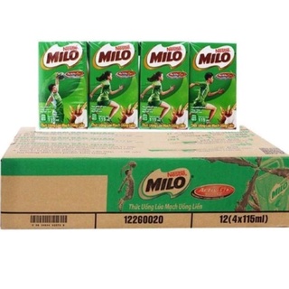Sữa milo lúa mạch thùng 48 hộp x 180ml