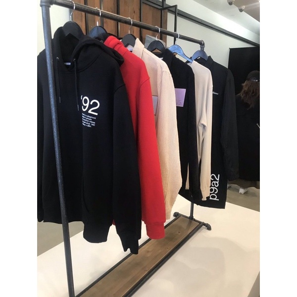 ÁO PRIVE BAEKHYUN  PLAYGROUND HOODIE RED