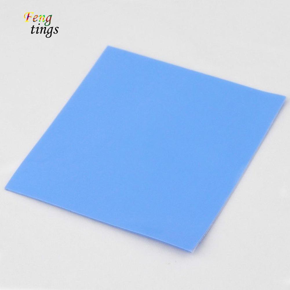 ✌ FT ✌ 100mm x 100mm x 0.5mm GPU CPU Heatsink Cooling Thermal Conductive Silicone Pad