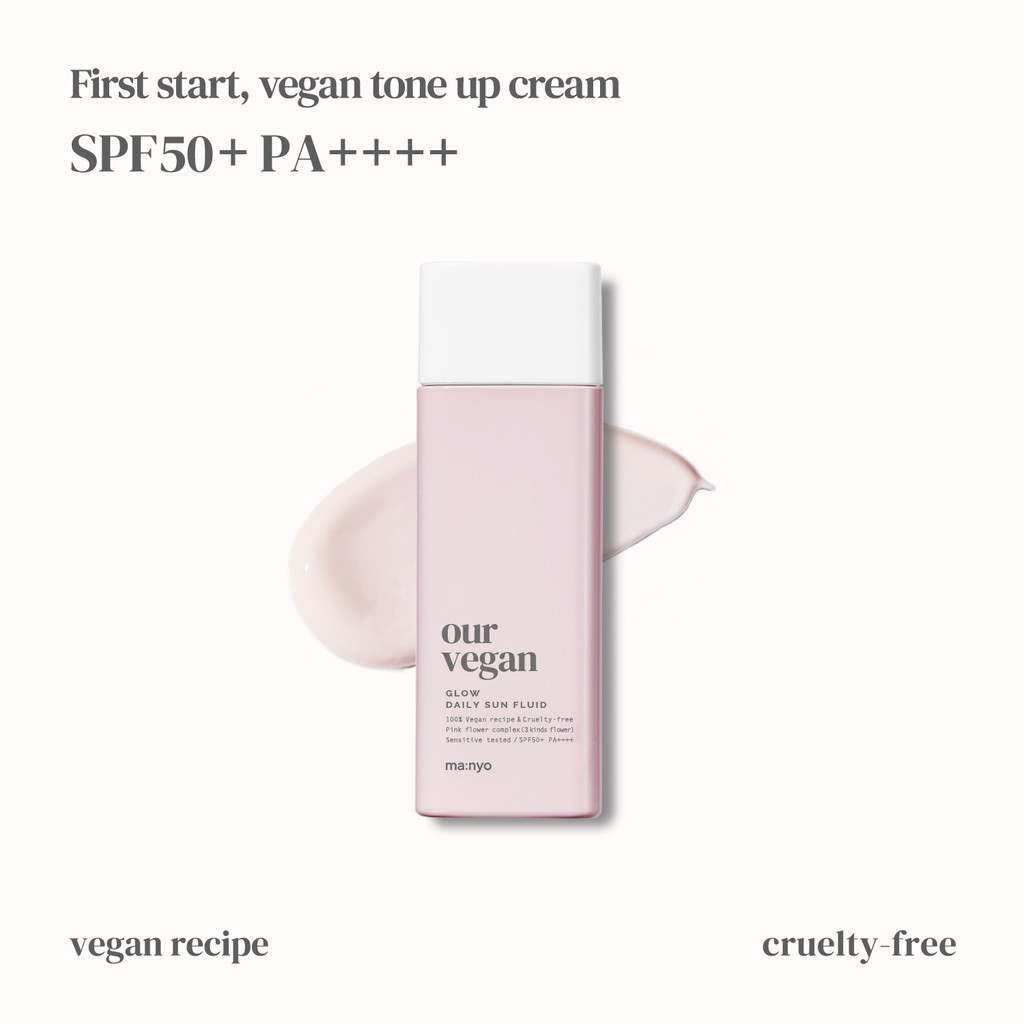 MANYO FACTORY Our Vegan Sun Fluid Glow SPF50+ PA++++ 50ml