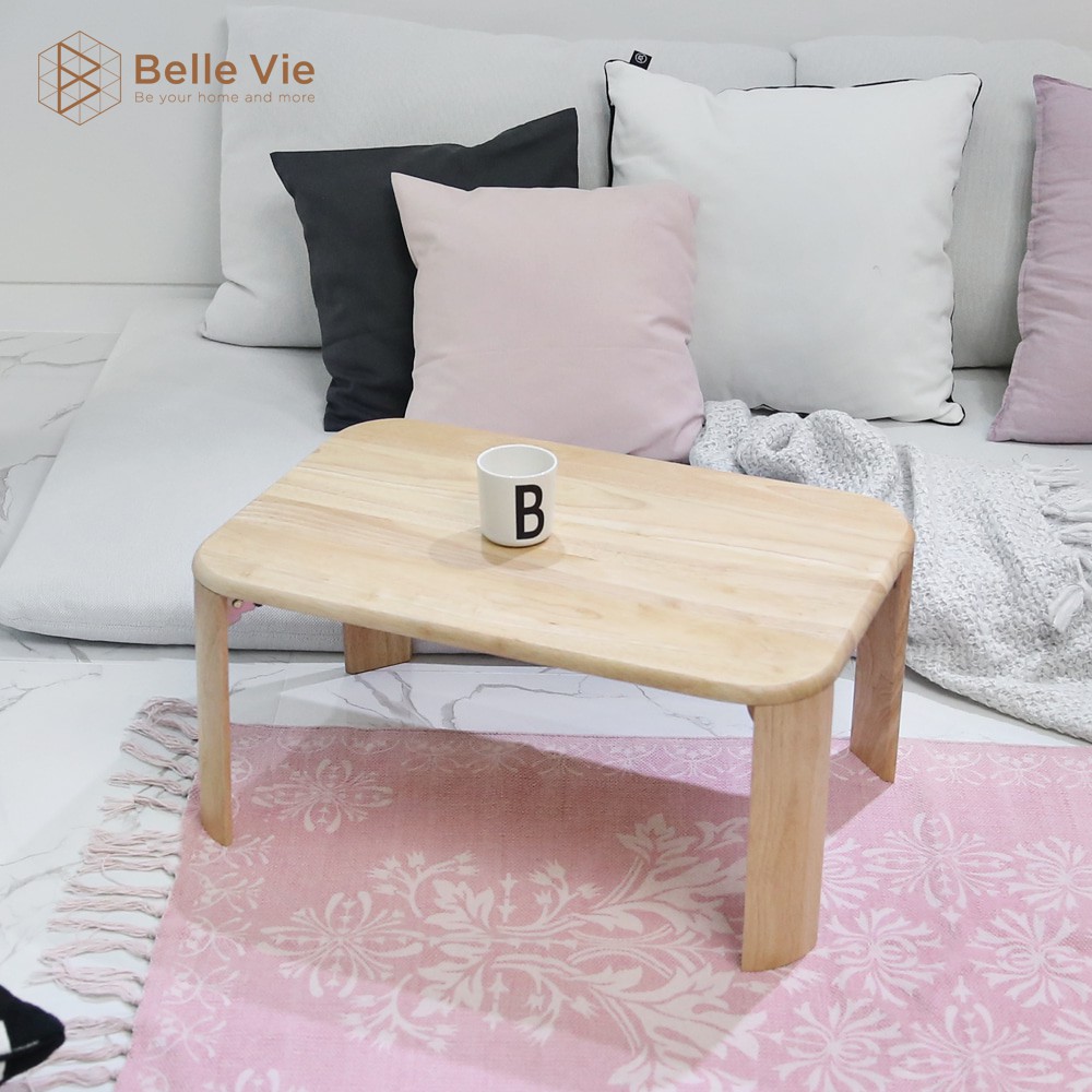 BÀN TRÀ SOFA - BRUNCH TABLE GỖ TỰ NHIÊN - SIZE S ( 40 x 60 ) - NỘI THẤT VHOME