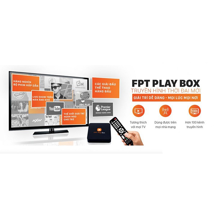 FPT Play Box Model 2020 hỗ trợ điều khiển bằng giọng nói - Tặng kèm chuột không dây