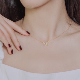 Dây Chuyền Mặt Butterfly Đá