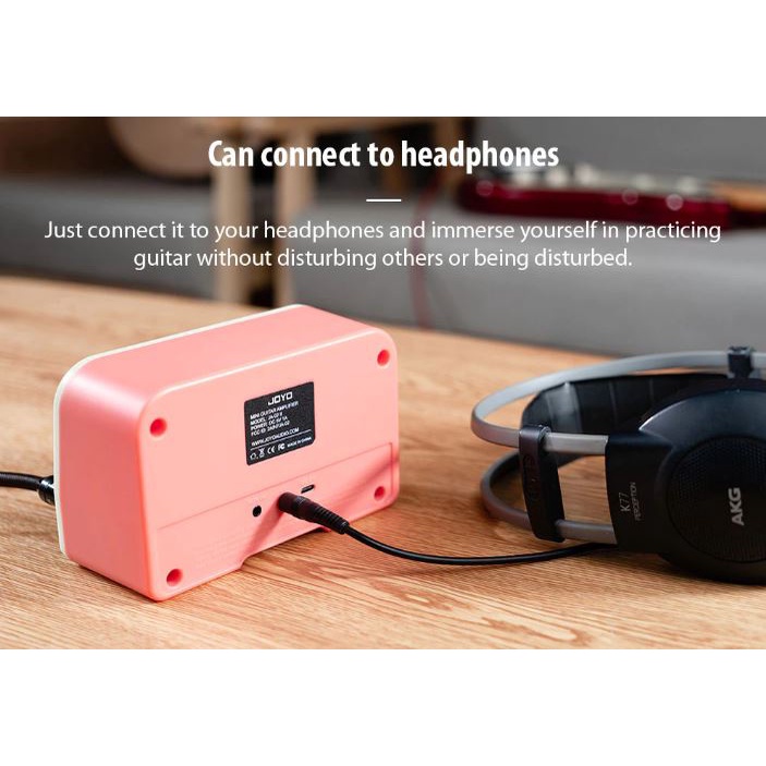 JOYO JA-02 II 5W - Loa Amply Mini Guitar Điện Dual Channel Clean & Overdrive Pin Sạc TypeC, Bluetooth 5.0 AUX IN