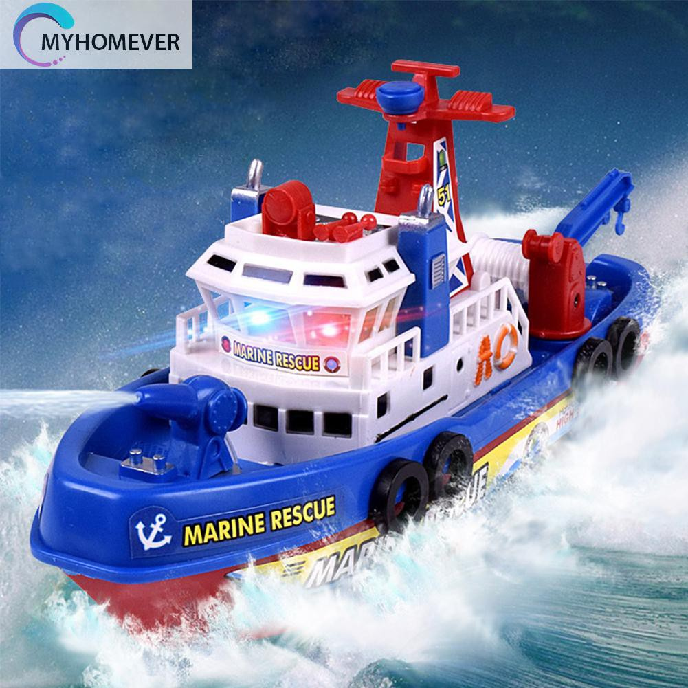 Pop It Fidget Đồ chơi Kids Electric Ship Fire Boat Water Spray Music Sound Light Educational Đồ chơis