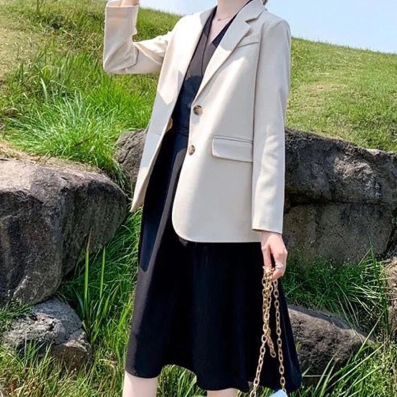 IELGY Áo Khoác Nữ Phong Cách Anh Quốc Thời Trang