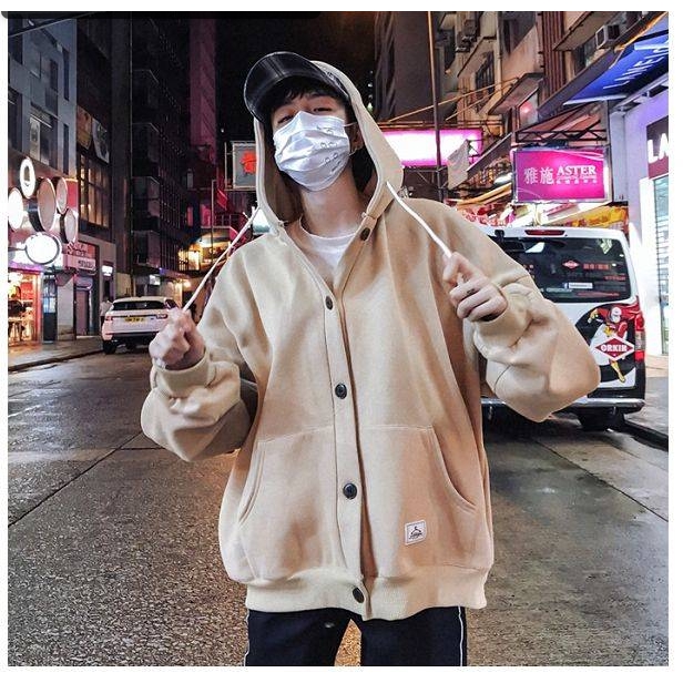 Áo Khoác Hoodie Dày Dặn Phong Cách Harajuku Cho Nam | BigBuy360 - bigbuy360.vn