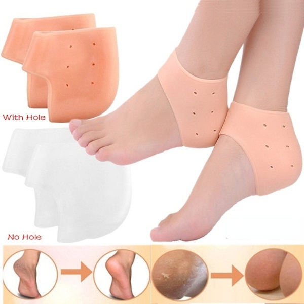 Đệm silicone bọc gót chân vô hình giữ ẩm chống nứt nẻ