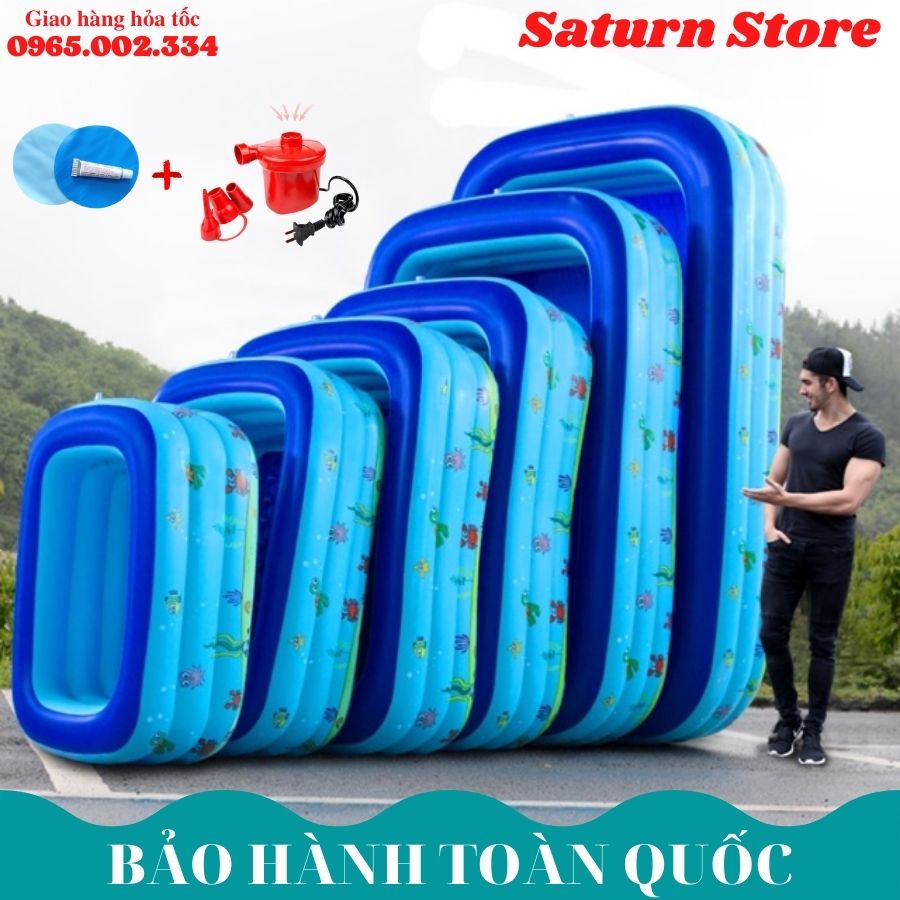 ♝◑✔️ hồ bơi phao trẻ em,Bể trong nhà, hình chữ nhật kích thước M3-M5-M8-2M1 ĐÁY CHỐNG TRƯỢT AN TOÀN CHO BÉ YÊU