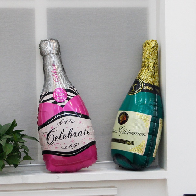 Bóng bay hình chai to ( chọn màu)