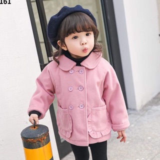 Áo khoác dạ cho bé gái
