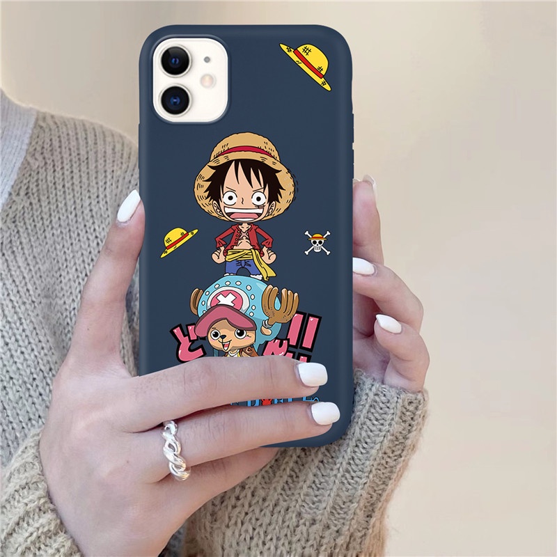 Ốp điện thoại họa tiết hoạt hình One Piece cho IPhone 13 13Pro 13Promax 12 12Pro 12Pr