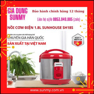 Nồi cơm điện Sunhouse SH18S 1.8L