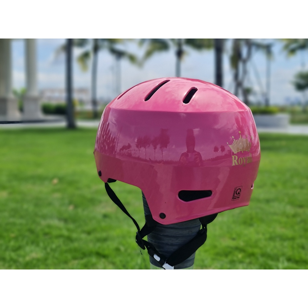 Nón bảo hiểm xe đạp MD17 màu hồng siêu xinh