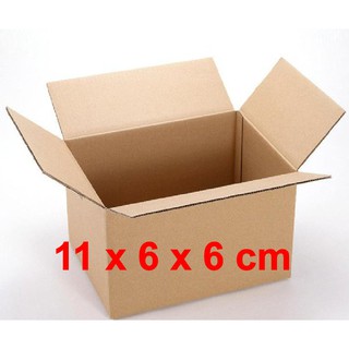 Hộp Carton 11x6x6cm đựng hàng bán online