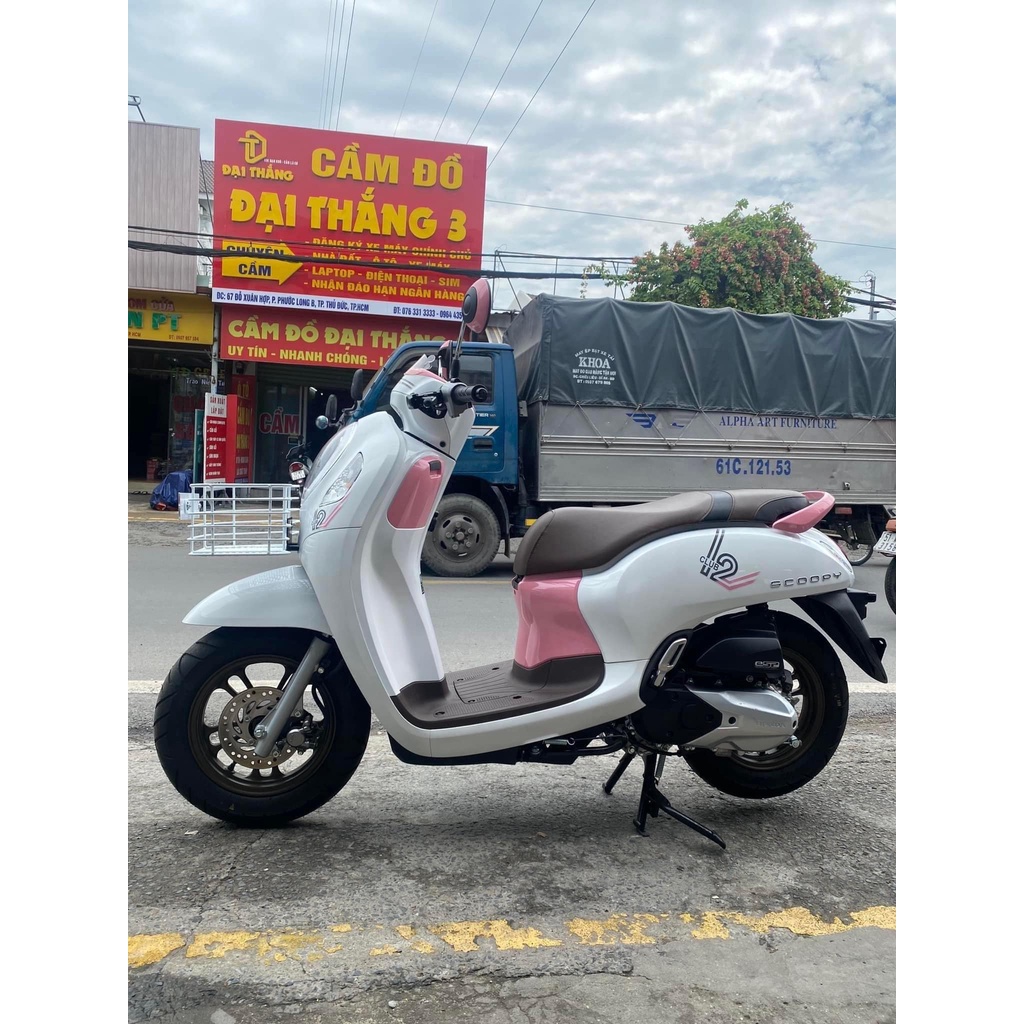Rổ Scoopy Tặng kèm bảng tên mẫu 12Club 2022 Hồng cực đẹp ✌🇹🇭