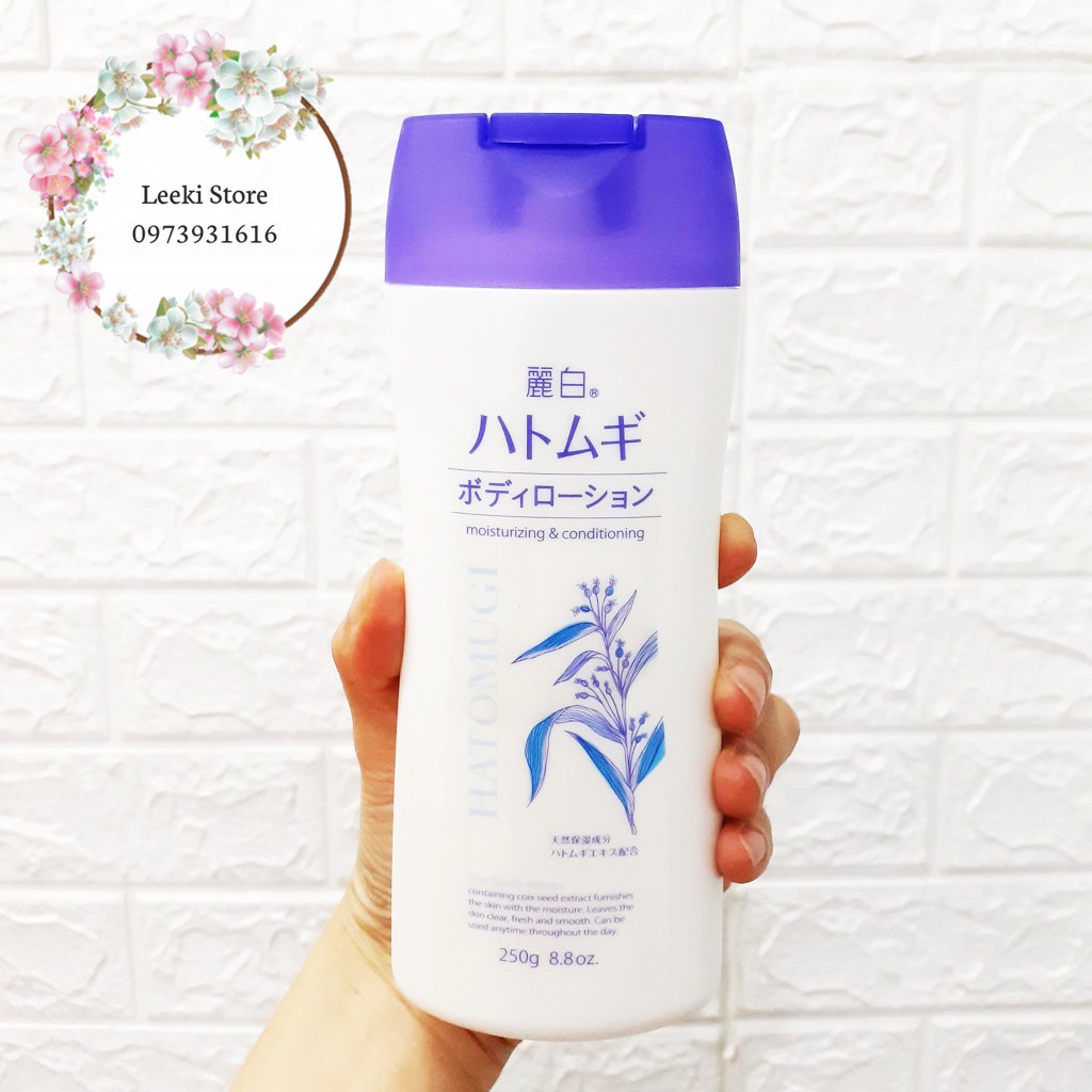 Sữa Dưỡng Thể Ban Đêm Hatomugi The Body Lotion Từ Hạt Ý Dĩ Nhật Bản