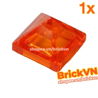 [1 Cái] LEGO Gạch 1x1x2/3 45° Hình Chóp Màu Cam Chói Trong Suốt ID 6127035 22388