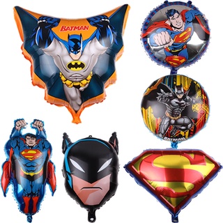 Bong bóng trang trí siêu nhân mới Bóng bay chủ đề siêu anh hùng Bóng bay trang trí Phim hoạt hình Batman cho trẻ em Bữa tiệc sinh nhật Bóng bay trang trí