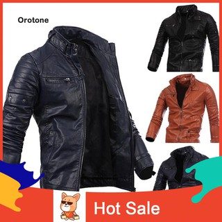 Áo khoác da dài tay phong cách năng động trẻ trung dành cho nam