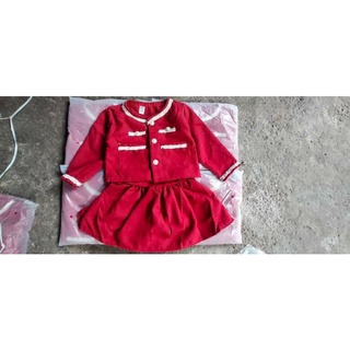Sét váy dạ 2 chi tiết